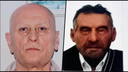 Darko Kljajić (lijevo) na lice je stavio silikonsku masku (desno)/Foto: MUP RH