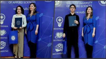 Ovogodišnji dobitnici dekanove nagrade Veleučilišta u Bjeloavru/ Foto: VUB