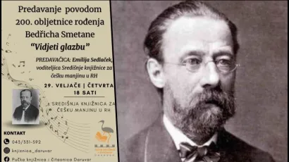 Emilija Sedlaček predstavit će se javnosti predavanjem o B. Smetani