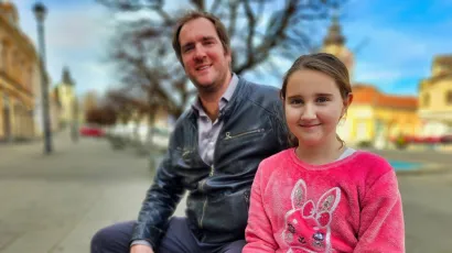 Leona Milić s ocem Tomislavom koji joj je bio pratnja na klaviru/Foto: Nikica Puhalo/MojPortal.hr