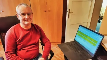 Vedran Stoček već tri i pol godine iz Pakraca vodi vlastiti posao/Foto: Mario Barać/MojPortal.hr
