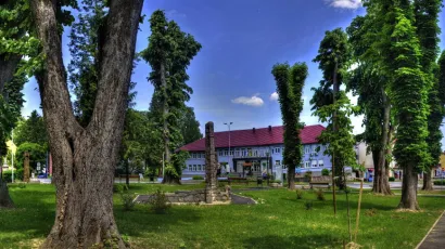Panoramska fotografija Gradskog parka Grubišno Polje gdje će se održati Sajam cvijeća/ Foto: Ivan Kamber/ TZ Južna Bilogora