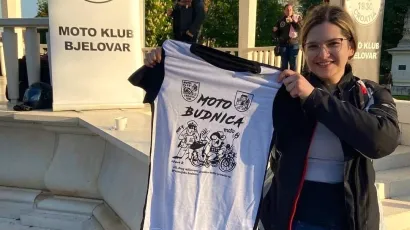 Stela na jednoj od prijašnjih budnica u Bjelovaru/Foto: Privatni album