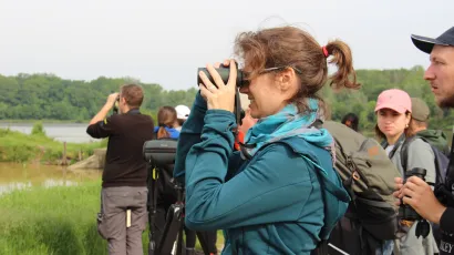 Promatranje ptica u Kaniškoj Ivi/ Foto: BIOM