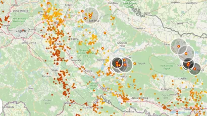 Foto: Lightning maps screenshot