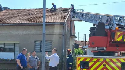Župan je obišao stradalo područje/Foto: BBŽ