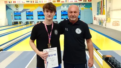 Niko Kalvi i Tomislav Luksetić/Foto: Hrvatski kuglački savez