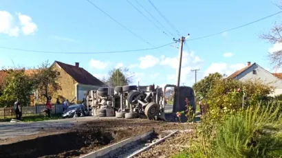 Prizor s mjesta nesreće u Končanici/Foto: Čitatelj