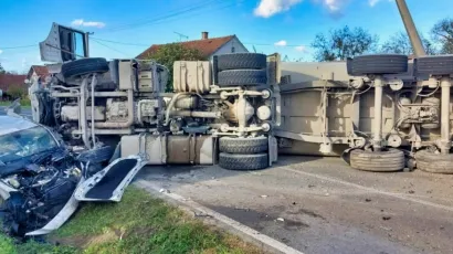 Stravičan prizor na cesti u Končanici/Foto: Čitatelj