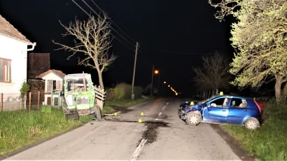 Prizor s mjesta nesreće u Galovcu/Foto: PU bjelovarsko-bilogorska