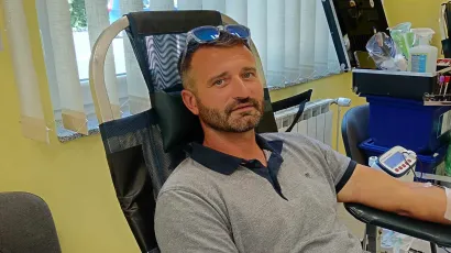 Andrej je krv darovao već 33 puta/Foto: Slavica Trgovac Martan