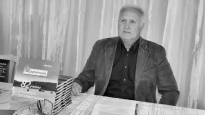 Duško Kliček na predstavljanju knjige/Foto: Pakrački list
