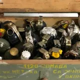 Bombe koje su predala dvojica muškaraca s bjelovarskog i garešničkog područja/Foto: PU bjelovarsko-bilogorska