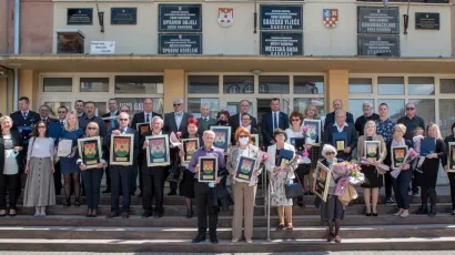 Prošlogodišnji dobitnici gradskih priznanja/Foto: Grad Daruvar