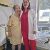 Marija se zahvaljuje svim liječnicima na pomoći/Foto: Tihana Gržinčić