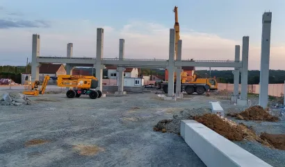 Početak gradnje nove trgovine/Foto: Privatni album