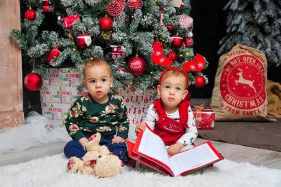 Mila i Leo pravi su maleni veseljaci/Foto: Slavica Trgovac Martan