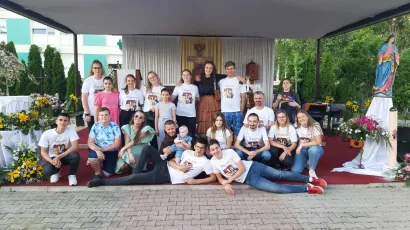 S mladima iz Bjelovara/Foto: Privatni album