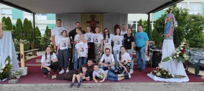 U župnom dvorištu u Franjevačkoj uvijek je veselo/Foto: Privatni album 