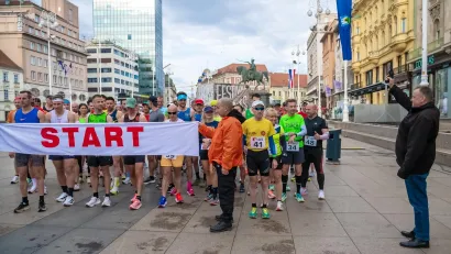 Start supermaratona u Zagrebu/Foto: Davor Kirin