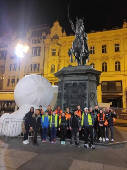 Start na Jelačić placu točno u ponoć/Foto: Privatni album
