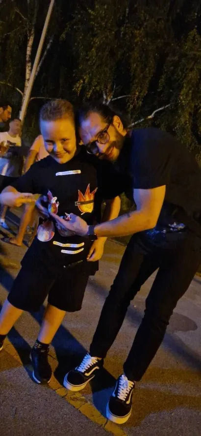 Basist Mario radan i Fran stari su prijatelji/Foto: Privatni album