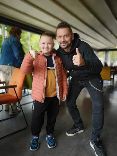 Fran i Ivan Dečak nakon upoznavanja u rujnu 2022./Foto: Privatni album 