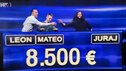 Slavlje nakon pobjede/Foto: Screenshot HRT