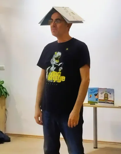 Zoran Vakula zabavljao je djecu puna dva sata/Foto: PKČ Daruvar