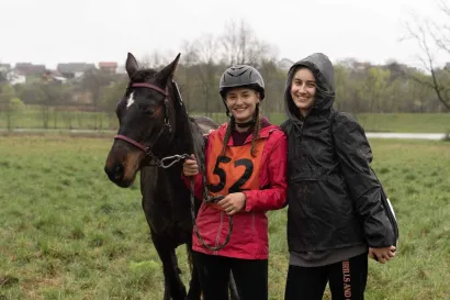 Ana s prijateljicom s faksa Lucijom Vrgoč/Foto: Ivana Mitrović