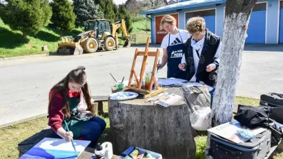 Slikali su se pejzaži i mrtva priroda/Foto: Općina Šandrovac