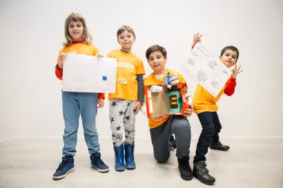 U projektu sudjeluju osnovnoškolci/Foto: Global Children's Designathon 