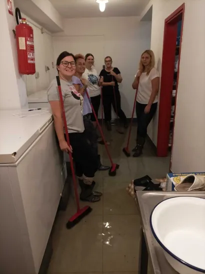 Radna akcija u Centru/Foto: Privatni album
