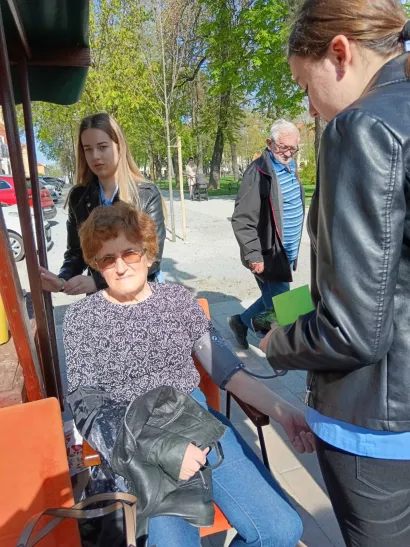 Mnogi su građani iskoristili priliku da provjere zdravstveno stanje/Foto: Slavica Trgovac Martan