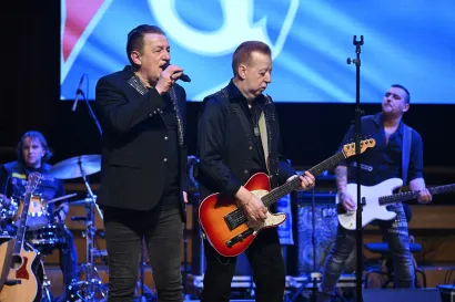 Mladen Bodalec i Jasenko Houra iz Prljavog kazališta/Foto: Goran Mehkek/CROPIX