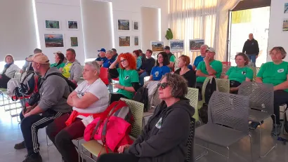 Izletnici su obili i garešnički Centar za posjetitelje/Foto: Udruga Lipa Garešnica