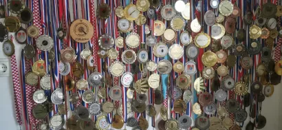 Broje medalje svjedoče o Tihaninim uspjesima/Foto: Privatni album