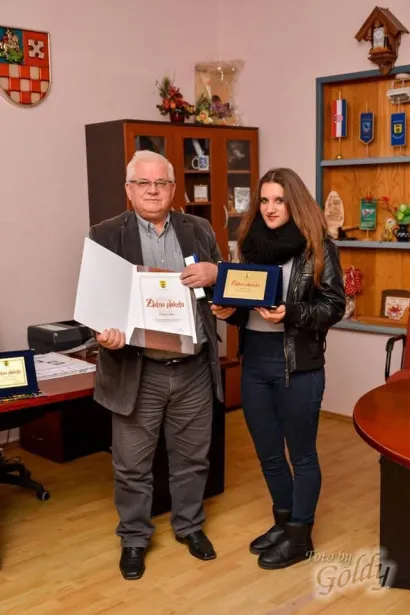 Na prijemu kod načelnika Općine Končanica Zlatka Bakunića/Foto: Privatni album