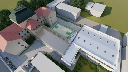 Pogled na dvoranu iz zraka/Foto: BBŽ