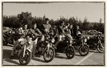 Bikerski počeci u Daruvaru devedesetih/Foto: Tony Hnojčik