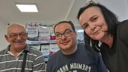 Poseban gost bio je prijatelj kluba Mario/Foto: Kul Pong Klub