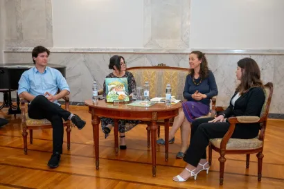 Književnica je govorila o nastanku knjige/Foto: Predrag Uskoković