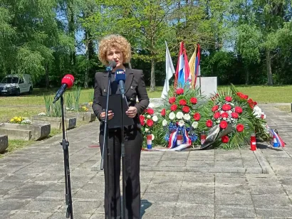 Okupljenima se obratila i dožupanica Jungić/Foto: Slavica Trgovac Martan
