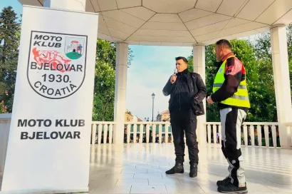 Tomislav Gašpar održao je u Bjelovaru emotivan govor/Foto: Daruvar Cup of Joy
