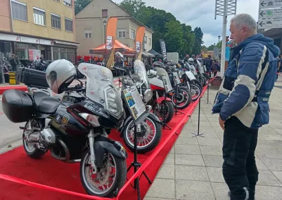 Poseban prostor bio je rezerviran za motocikle velikana/Foto: Slavica Trgovac Martan