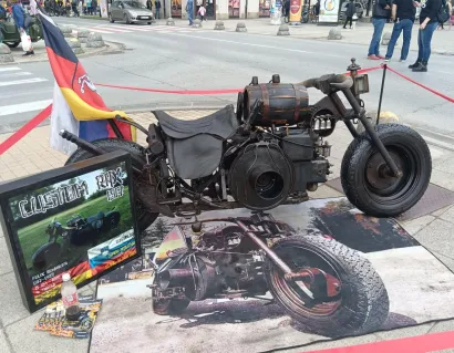 U Daruvar je stigao i Custom Rax iz 1917./Foto: Slavica Trgovac Martan