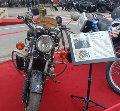 Zanimanje je izazvala i Honda pokojnog Tonyja Hnojčika/Foto: Slavica Trgovac Martan