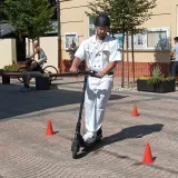 Demonstracija vještina na električnom romobilu/Foto: Slavica Trgovac Martan