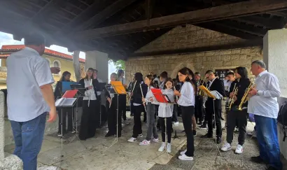 Koncert za Stelu održan je kod crkvice Svetog Trojstva/Foto: Gradski puhački orkestar Daruvar