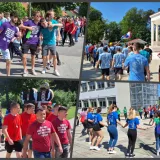 Bjelovarski maturanti slave zadnji dan nastave/ Foto: Deni Marčinković